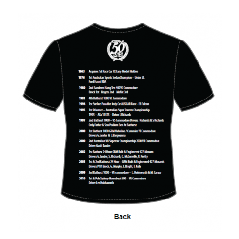 50YRS GRM Legend Tee Shirt - Back