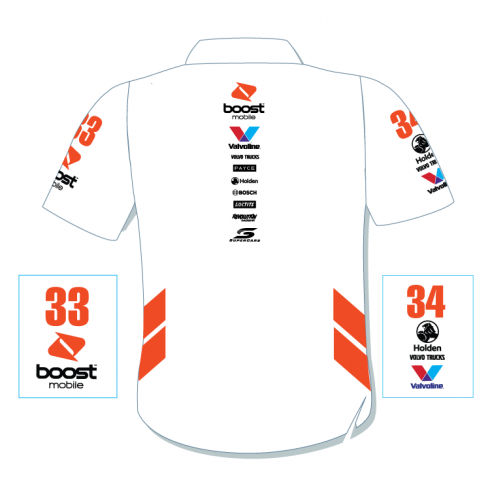 Boost Mobile White Polo Shirt - Image 2