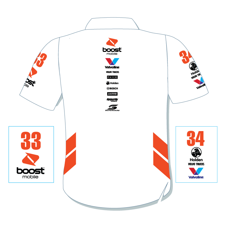 Boost Mobile White Polo Shirt GRM Motorsport Shirts n Things