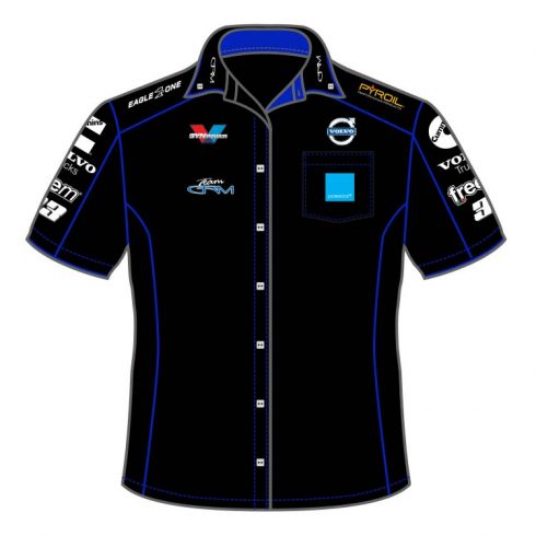 GRM - Crew Shirt Black & Blue