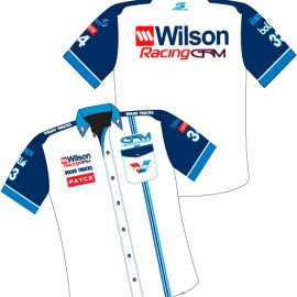 2017 White Crew Shirt - GRM Wilson
