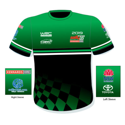 Rally Australia Sublimated TShirt 2019